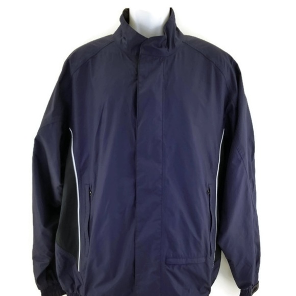 Dryjoys Footjoy Mens Size L Half Zip Blue Golf Wi - Picture 1 of 5